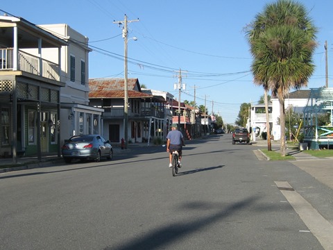 Florida Bike Trails, Cedar Key, Downtown B Street