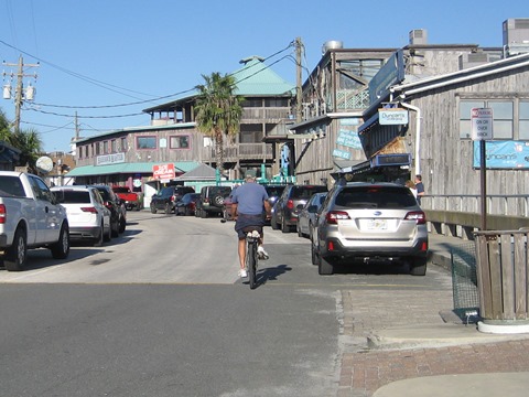 Florida Bike Trails, Cedar Key, Dock Street
