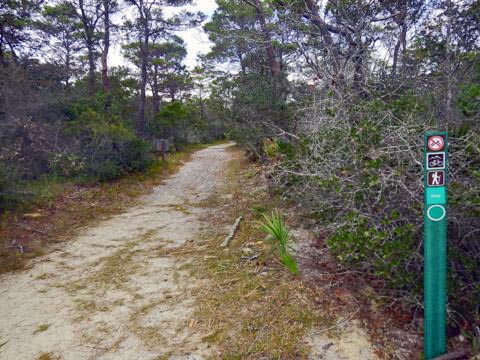 Topsail Hill Preserve State Park, Santa Rosa Beach, Florida eco-biking and hiking