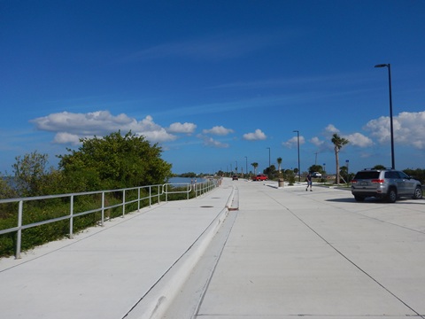 Florida biking, East Central Rail Trail, Titusville
