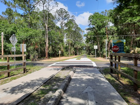 Florida biking, East Central Rail Trail, Maytown
