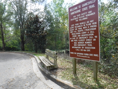 Gainesville-Hawthorne Trail, Hawthorne