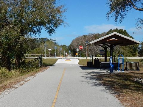 Legacy Trail, Venice to Sarasota, FL biking