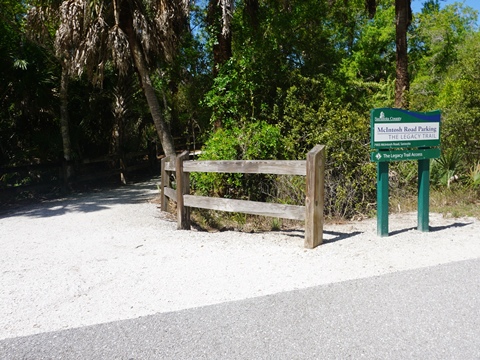 Legacy Trail, Venice to Sarasota, FL biking