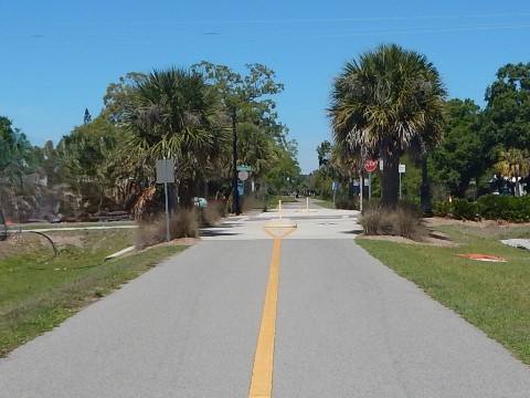 Legacy Trail, Venice to Sarasota, FL biking