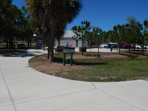 Legacy Trail, Venice to Sarasota, FL biking