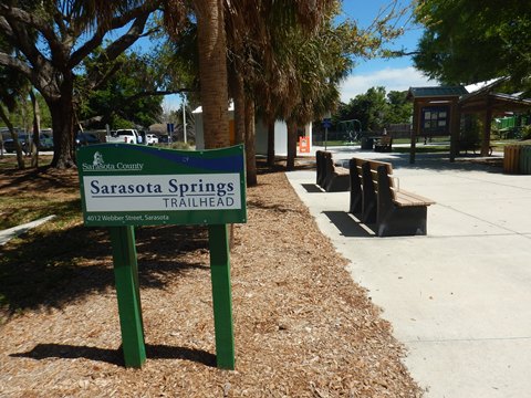 Legacy Trail, Venice to Sarasota, FL biking