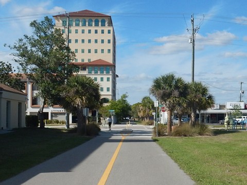 Legacy Trail, Venice to Sarasota, FL biking