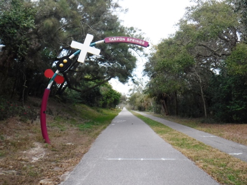 Florida Bike Trails, Pinellas Trail, Tarpon Springs