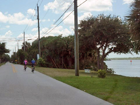 Ormond Scenic Loop, A1A biking