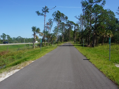 North Port Connector, Venice Legacy Trail to North Port FL biking
