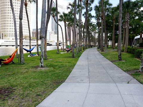 Florida Bike Trails, Tampa Riverwalk, University of Tampa