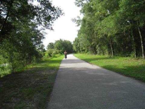 Withlacoochee State Bicycle Trail, Ridge Manor to Crooms Road
